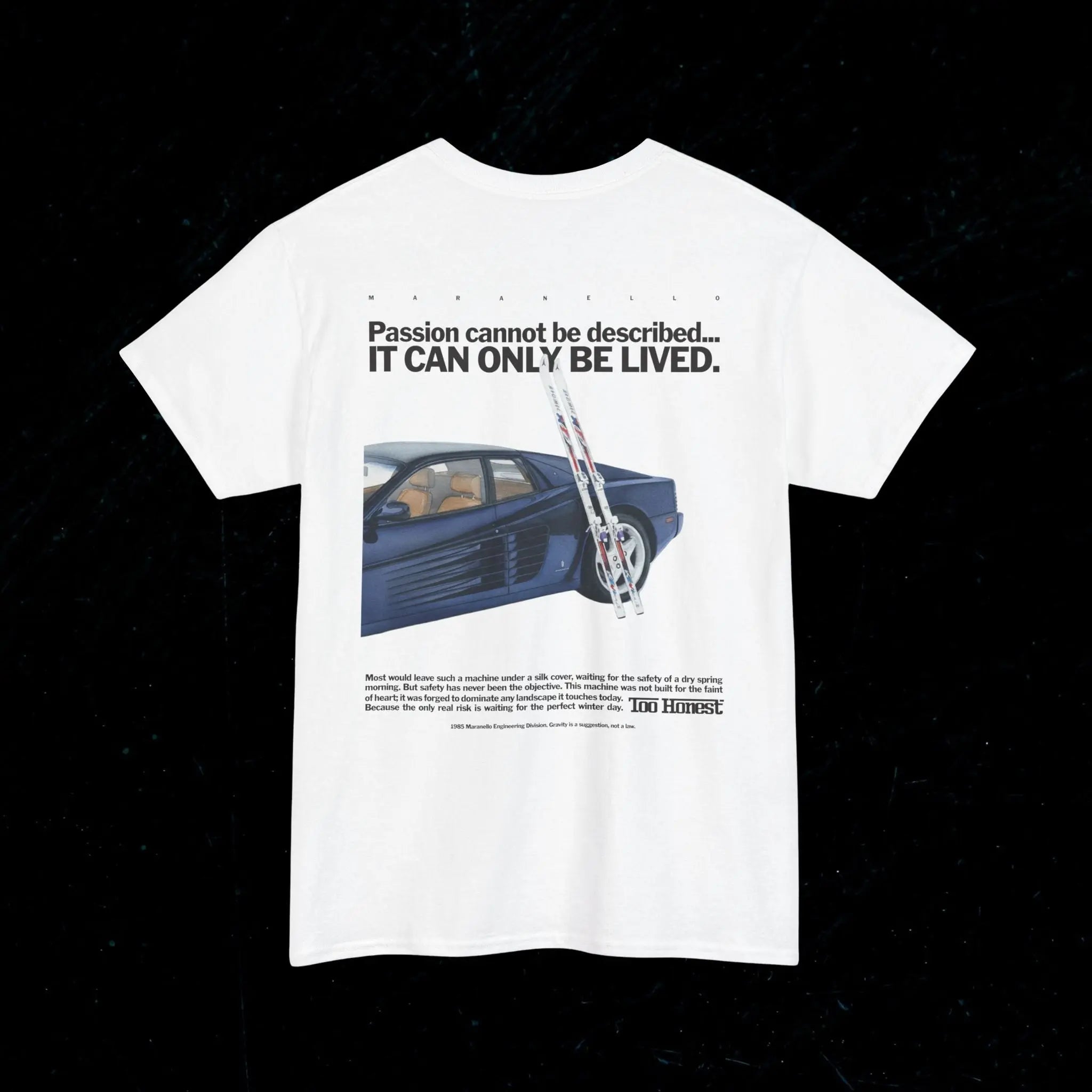 T-shirt FERRARI au SKI Printify